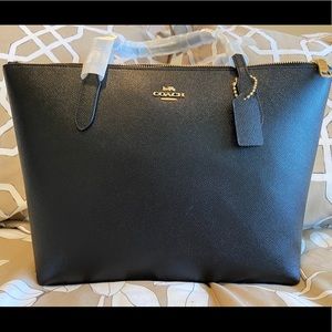 Coach Zip Top Tote